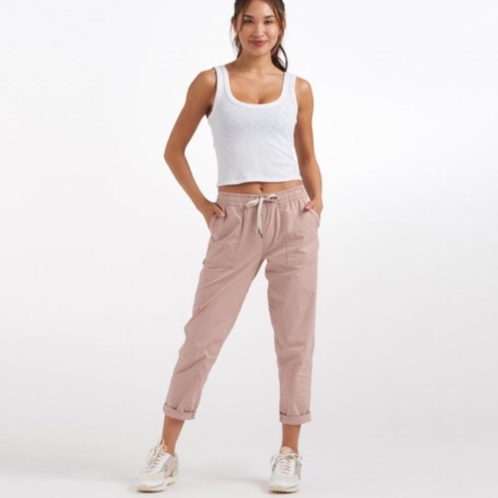 Vuori Vintage Ripstop Pant NWOT Cargo Organic Cotton Pale Dogwood 
Stretch XL
